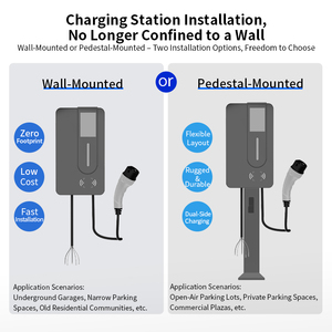 <span class=keywords><strong>Borne</strong></span> de <span class=keywords><strong>recharge</strong></span> murale OLINK IP54 à charge <span class=keywords><strong>rapide</strong></span>, nouvelle station de <span class=keywords><strong>recharge</strong></span> AC pour véhicules électriques 22 kW, usage domestique ou commercial, courant nominal 32 A - Product Image 3