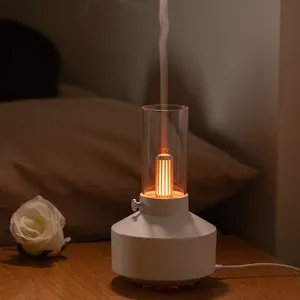 2023 nuevo estilo humidificador ultrasónico luz cálida difusor de aceite esencial humidificador inteligente portátil 150ml difusor de Aroma de fragancia