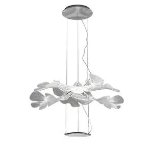 Lampada di design clorofilia Nordic LED chiaro acrilico lampade a sospensione lampadario illuminazione trasparente acrilico Lustre sospensione