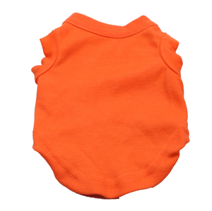 เสื้อยืดแฟชั่นสำหรับสุนัขและแมว,เสื้อสีพื้นสำหรับสัตว์เลี้ยงฤดูร้อน - Product Image 4