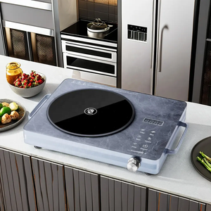 <span class=keywords><strong>Estufa</strong></span> roja infrarroja de un solo quemador eléctrico, perilla de mango de acero inoxidable para uso doméstico al aire libre, enchufe AU, cocina halógena frita - Product Image 4