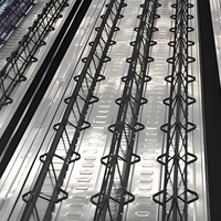 Conception moderne de dalle de plancher en treillis de charpente de terrasse en acier au carbone Panneaux métalliques galvanisés durables pour le renforcement structurel
