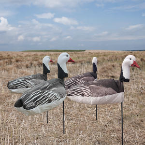 Goose Sock Decoys Realistic Hunting Windsock Decoy Set With Stable <b>Ground</b> <b>Stakes</b> Anti Reflective Matte Bodies and Quick Setup - Product Image 4