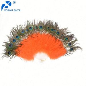 Abanico <span class=keywords><strong>de</strong></span> mano plegable <span class=keywords><strong>de</strong></span> plumas <span class=keywords><strong>de</strong></span> pavo real para mujer, accesorio para fiesta <span class=keywords><strong>de</strong></span> té, baile <span class=keywords><strong>de</strong></span> vacaciones, decoración nupcial para boda, venta al por mayor - Product Image 3