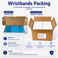 Bracelets d'identification en PVC/vinyle personnalisés imprimés avec languette détachable pour événements et hôtels