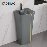 Vente en gros Commode en céramique de luxe Cuvette de toilette couleur gris or Toilette monobloc en céramique WC couleur grise Toilette de couleur grise