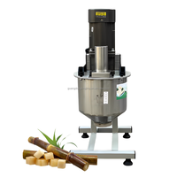Machine à couper la canne à sucre en acier inoxydable électrique commerciale, trancheuse à canne à sucre, coupeuse à grande vitesse