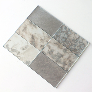 Hun khói gương cổ kính gạch với các cạnh thẳng cho tường phòng sang trọng - Product Image 1