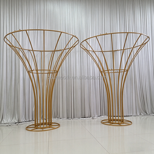 Nouveautés SMOOTH : Arche en métal doré de luxe, décoration de scène pour événements, mariages et fêtes, <span class=keywords><strong>arbre</strong></span> en fer pour <span class=keywords><strong>mariage</strong></span> - Product Image 5