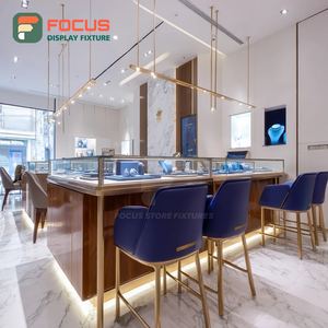 Système de vitrine de présentation de bijoux haute visibilité, surface polie, pour magasin de bijoux, armoire à bijoux - Product Image 2