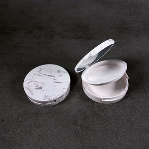 ภาชนะเปล่าแม่เหล็กทรงกลมสองชั้นพร้อมพัฟสำหรับขนตาปลอมอายแชโดว์แบบผงขนาดกะทัดรัดน้ำหอมแข็ง - Product Image 5