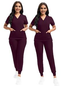 Personalizado Unisex Médico Jogger Scrubs <span class=keywords><strong>Bata</strong></span> Medicas Hospital Uniforme Top Cómodo Scrub Sets para los pacientes y el personal - Product Image 3