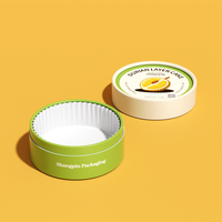 Boîte de cuisson pour animaux de compagnie en matériaux recyclés biodégradables de qualité alimentaire, boîtes d'emballage alimentaire, impression de logo, boîte en papier ronde de luxe
