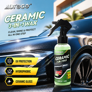 <span class=keywords><strong>AUTOGO</strong></span> Spray de cire céramique 3 en 1 100ml, revêtement hydrophobe brillant, protection rapide de la peinture automobile, spray de detailing - Product Image 4