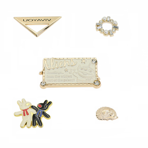 Chất lượng cao tùy chỉnh-ddesigned Kim Loại Logo & thẻ thời trang thương hiệu DIY Phụ kiện cho Túi xách & hành lý - Product Image 1