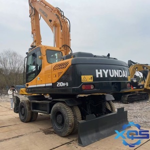 Excavadora de Ruedas Usada Hyundai 210W-9 Mini, 21 Toneladas, 2023, Buen Estado, Componentes Principales: Motor, Bomba, Engranaje, Corea - Product Image 2