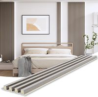 Panneaux muraux en PVC WPC décoratifs modernes de haute qualité, imperméables, ignifuges, résistants à l'humidité, pour usage domestique