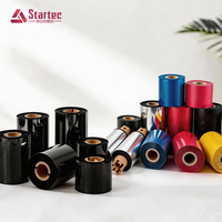 Transfer Wax/Resin/Resin Ribbon Tahan Air Anti Gores TTR untuk Printer Thermal Transfer TSC dari Pabrik Asli