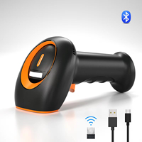 Lecteur de codes-barres sans fil portable Tinkma avec capteur CMOS 1D 2D, interface USB/PS2, compatible Android, lecteur de codes QR, 150 lectures/secondes
