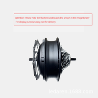 Kit de conversion E-Bike 20" 26" 27.5" - Moteur moyeu sans balais 36V/48V 350W à roue libre filetée, cadre en aluminium, roue arrière, directement de l'usine