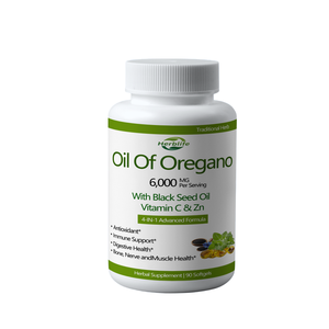Aceite de Orégano Orgánico Natural de Marca Privada en Cápsulas Blandas, Refuerzo Inmunológico, Alto Contenido de Carvacrol, Suplemento Herbal, Servicio ODM y OEM Disponible - Product Image 1