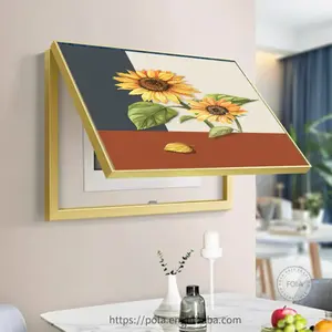 POLA Sunflower Image Electric Meter Box Meter Decorative Painting Sunflower Image Hide Paintings Home Wall Art Decoration