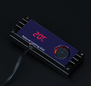 M2SSDヒートシンククーラー温度OLEDデジタルディスプレイM.2280NVMESSDソリッドステートハードディスクラジエーターヒート - Product Image 2
