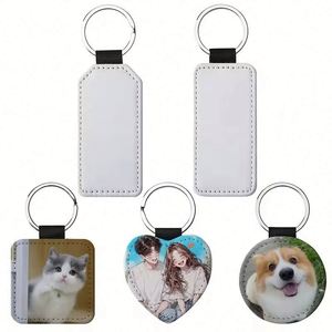 Promotional Company Activity Gifts Custom LOGO Printed Keychains to Sublimate Sublimation <b>Key</b> Holder Blanks - Product Image 1