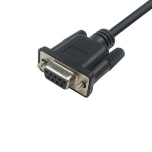 RS232 d-sub 9Pin pemindai laki-laki ke perempuan DB 9Pin kabel cetak Jack PVC dengan pelindung kepang untuk penggunaan komputer - Product Image 3