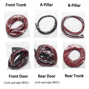 Offre spéciale pour Tesla modèle 3 & Y Kit de joint de porte en caoutchouc insonorisé bande d'étanchéité anti-vent Kit de réduction du bruit du vent 2017-2022 - Product Image 5