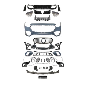 กันชนหน้ารถยนต์สไตล์ S63ชุดตัวถังกระจังหน้ารถยนต์กันชนหลังรถยนต์สำหรับรถ Benz W223 <span class=keywords><strong>AMG</strong></span> <span class=keywords><strong>line</strong></span> 2021-2023 - Product Image 1