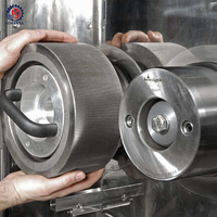Pièces de broyeur pour machine de pressage à billes CNC : Coque de rouleau alvéolé pour laminoir de laboratoire LWM 100-2, Pulvérisateur de tantale