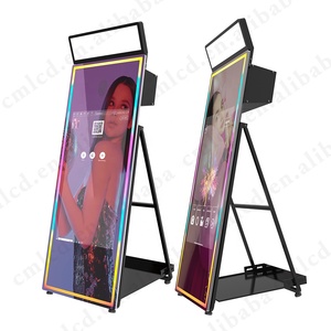 43 "sự kiện đám cưới photobooth xách tay Selfie ma thuật gương Photo Booth màn hình cảm ứng máy Led khung kiosk với máy tính bên trong - Product Image 4