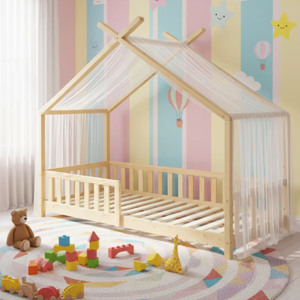 Best-Selling Modern Solid Wood Baby <b>Cribs</b> for Babies and Kids Hotel Bedroom & Living Room Use White Color OEM/ODM Support - Product Image 5