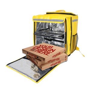 Bolsa de Reparto de <span class=keywords><strong>Comida</strong></span> Aislada, Plegable e Impermeable con Logotipo Personalizado Amarillo, Bolsa para Pizza, Bolsa para Repartidores de <span class=keywords><strong>Comida</strong></span> Caliente, Bolsa para Repartidores de <span class=keywords><strong>Comida</strong></span> - Product Image 6