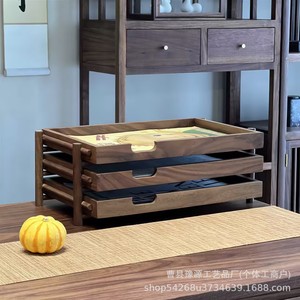 Office Desktop <b>Storage</b> <b>Box</b> A4 Size Multi Layer <b>Drawer</b> Organizer For Home Office Use - Product Image 2