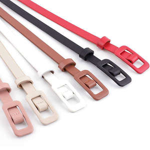 <span class=keywords><strong>Ceinture</strong></span> fine et élégante en cuir PU pour <span class=keywords><strong>femme</strong></span>, design décontracté, <span class=keywords><strong>sans</strong></span> <span class=keywords><strong>trou</strong></span>, <span class=keywords><strong>boucle</strong></span> carrée rétro <span class=keywords><strong>sans</strong></span> ardillon, idéale pour robes et jeans – Nouvelle collection très prisée - Product Image 1
