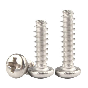 Tornillos Autorroscantes Star Conch King M1 M2 M3 M4, Cabeza Redonda Phillips, Niquelados, Grado A, Fabricación Industrial - Product Image 1