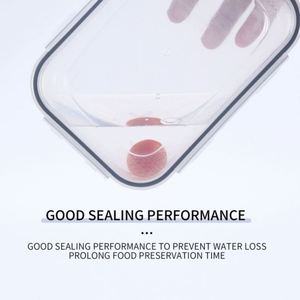 Lot de 16 récipients de stockage d'aliments en plastique pour réfrigérateur à micro-ondes avec couvercles à pression facile - Product Image 2