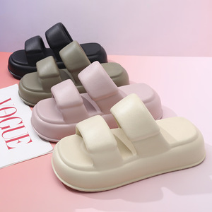 Sandales à plateforme pour femmes, à lanières, en EVA, respirantes, antidérapantes, à bout ouvert, décontractées, pour la plage, résistantes à l'usure - Product Image 4