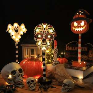 Nouvelle Lampe LED de Table 2026 Style Créatif pour Décoration de Fête d'Halloween, Ornement d'Intérieur, Artisanat, Panneau Lumineux de Rue, Boîte à Lumières - Product Image 2