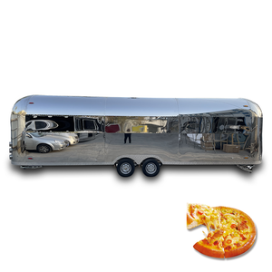 2025 New Modern Mobile Coffee Food Cart OEM Model Food Trailer Hamburgers <b>Pizza</b> Food Truck for Sale - Product Image 2