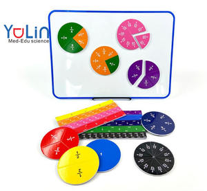 สื่อการสอน<span class=keywords><strong>คณิต</strong></span>ศาสตร์ชั้น<span class=keywords><strong>ป</strong></span>ระถมศึกษาปีที่ 3 - แบบจำลองการสอนเศษส่วนแม่เหล็กทำจากวัสดุ EVA - Product Image 1