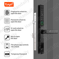 Serrure extérieure intelligente HanDaily étanche avec application Tuya TTlock, contrôle à distance, pour portail, carte, empreinte digitale et mot de passe temporaire