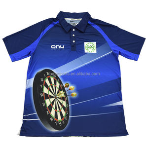 قمصان بولو مخصصة لنوادي الرماية النيوزيلندية بتصميم العلم الأمريكي والبرق، قميص تدريب للرجال - Product Image 5