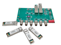 Module SFP 3G avec connecteur LC, transmission bidirectionnelle de signal vidéo pathologique SDI vers fibre optique 1310/1550nm