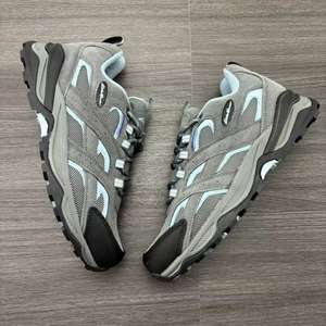 Zapatos de exterior <span class=keywords><strong>impermeables</strong></span> de cuero genuino para <span class=keywords><strong>mujer</strong></span>, zapatos de senderismo y senderos resistentes al desgaste, antideslizantes, cómodos, que absorben los golpes - Product Image 3