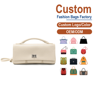 Elegante Bolso de Hombro de Cuero Beige con Asa Superior, Estilo Vintage, Bolso Bandolera para Damas - Product Image 2