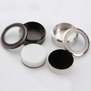 نظارات معدنية ماسية كبيرة على نطاق واسع ، حاوية مجوهرات سوداء - Product Image 6