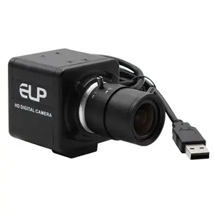 ELP 1MP变焦摄像头手动变焦CS安装镜头会议安全720P摄像机，适用于视窗、Linux、苹果
